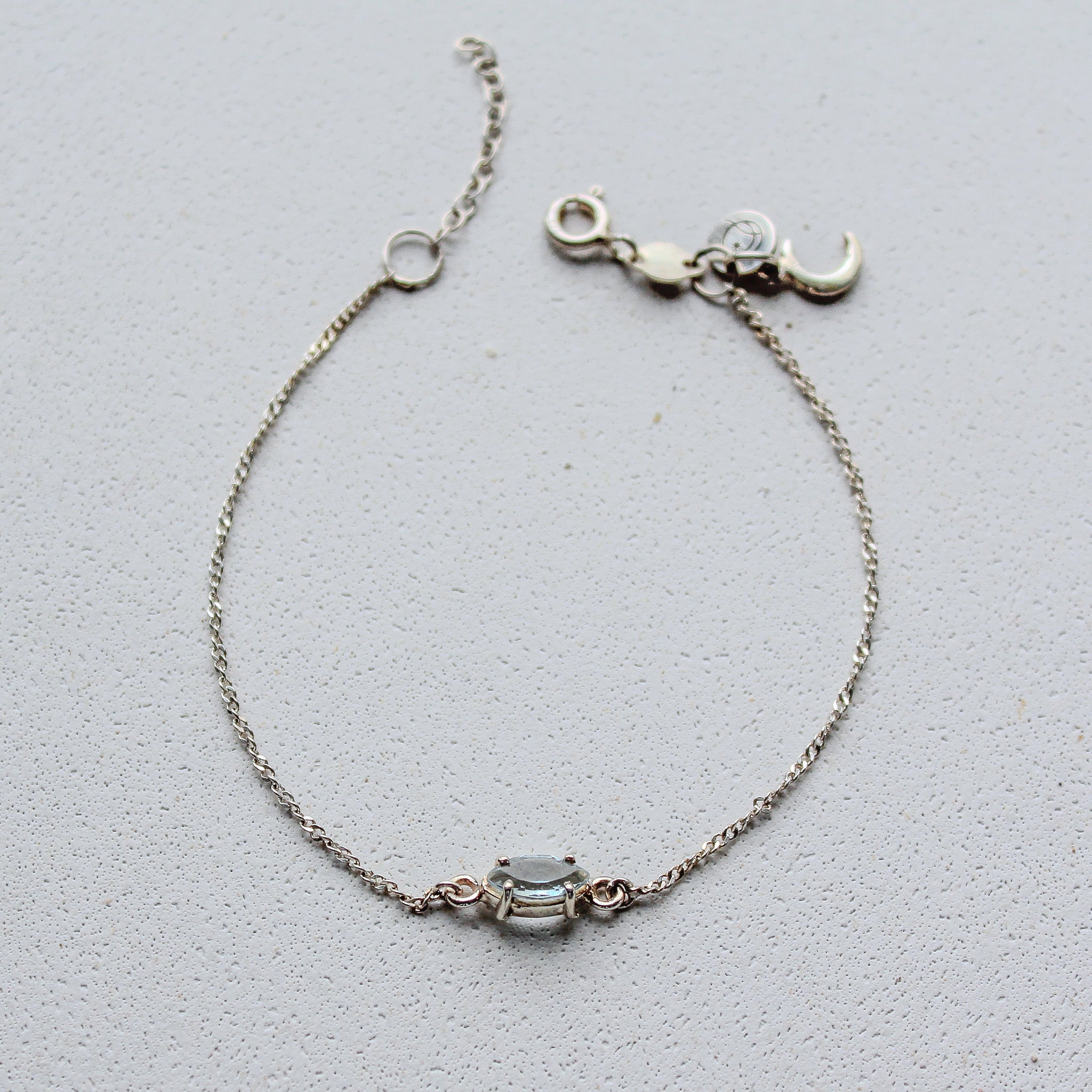 SIREN EYE BRACELET - BLUE TOPAZ (SILVER)