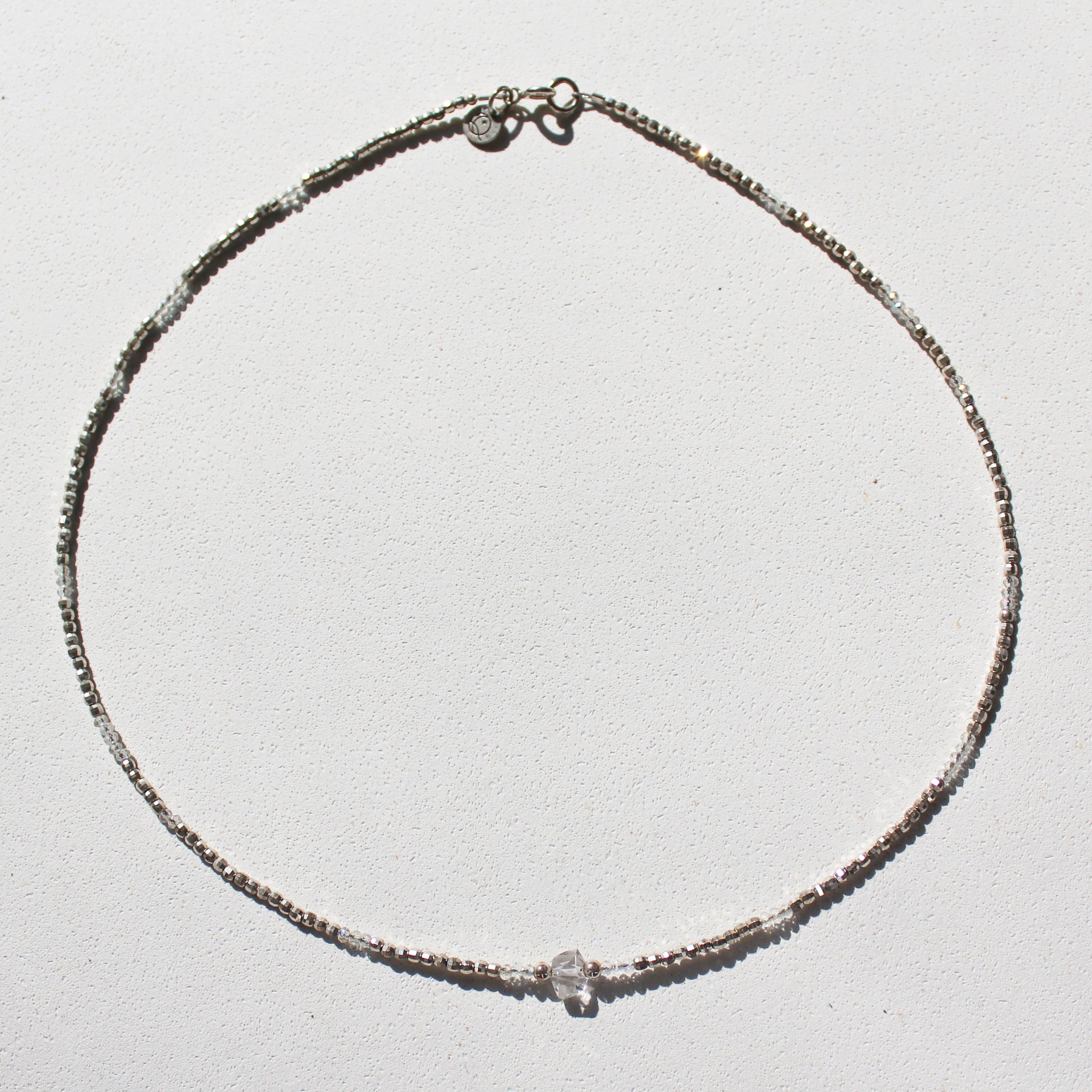STARLIGHT NECKLACE - HERKIMER (SILVER)