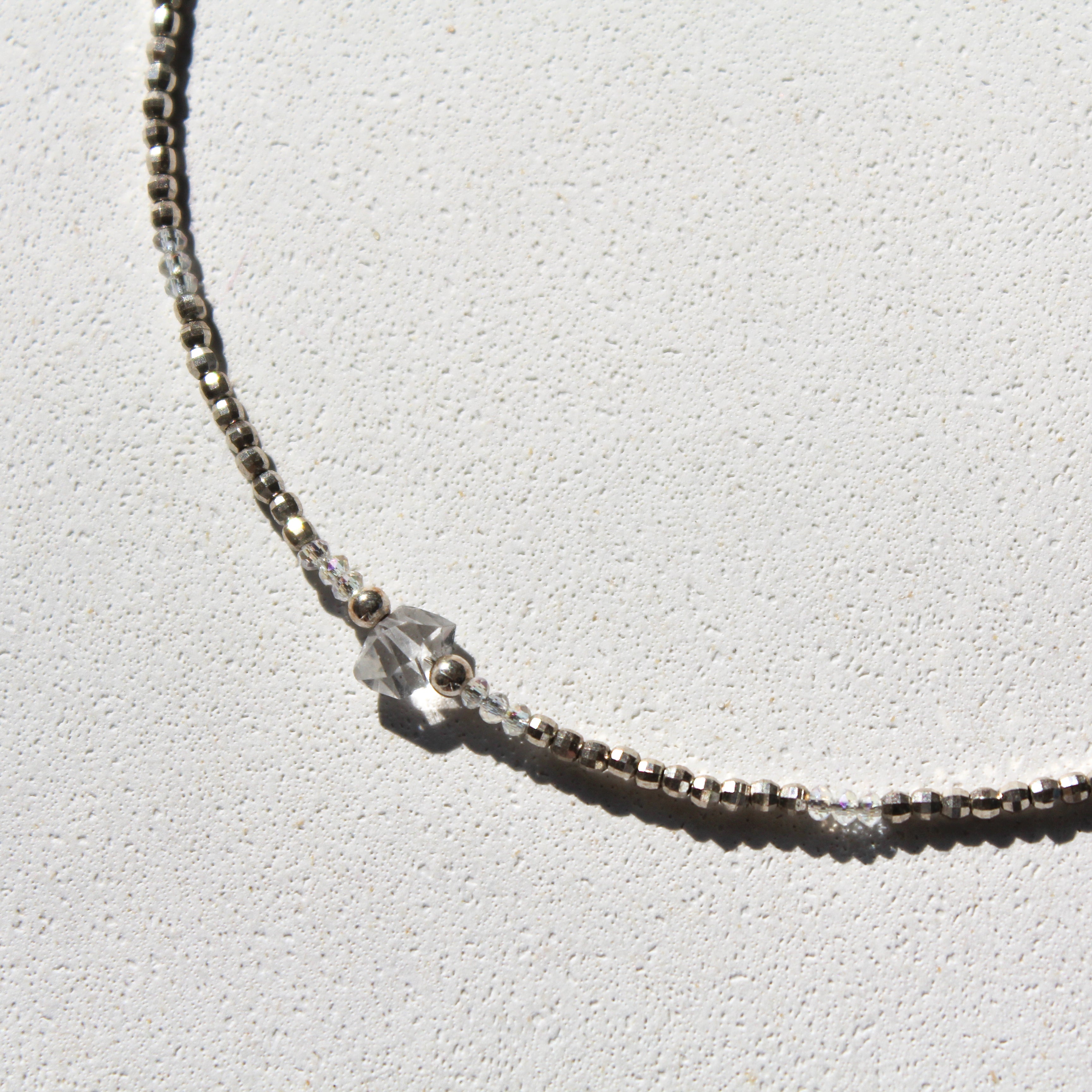 STARLIGHT NECKLACE - HERKIMER (SILVER)