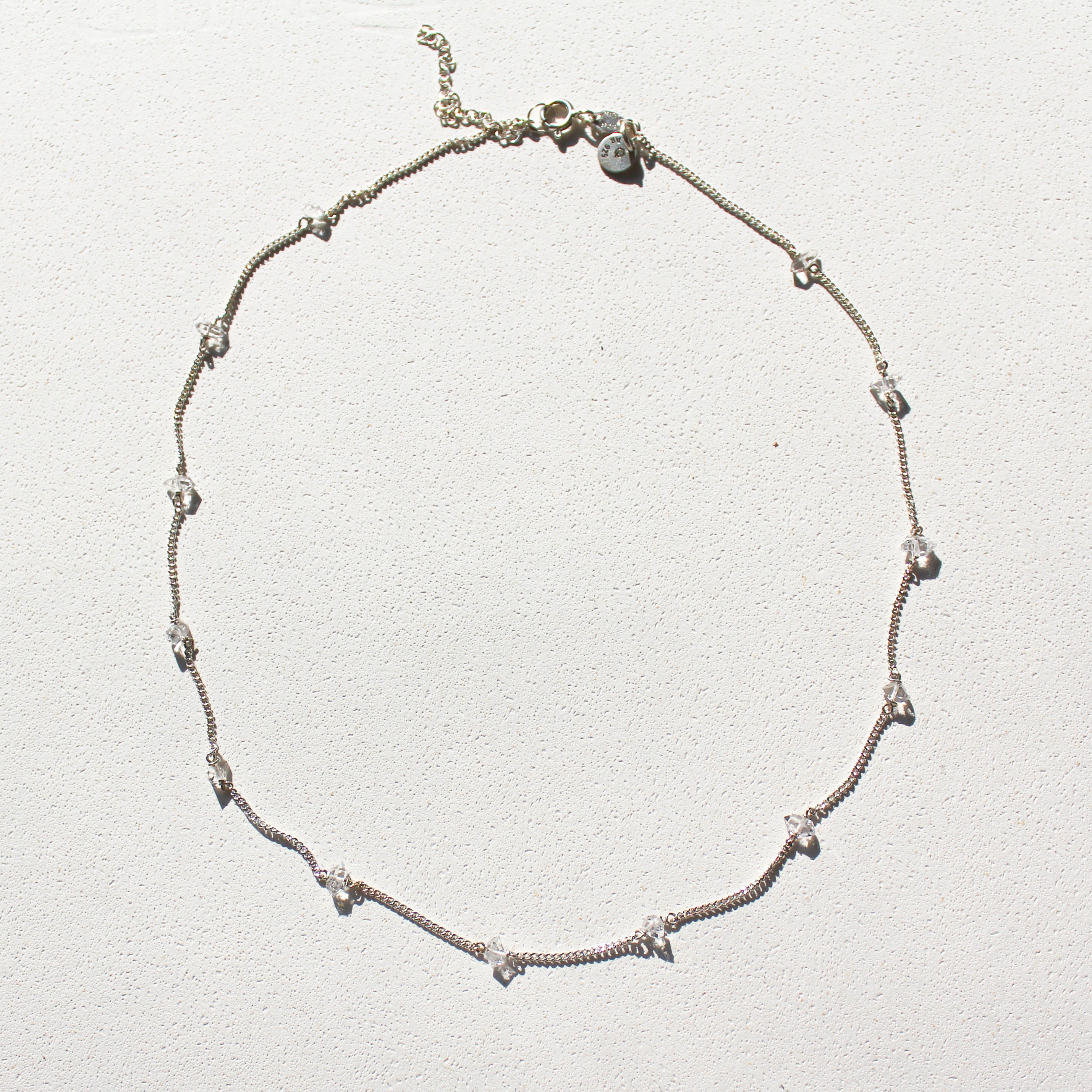 STARDUST NECKLACE - HERKIMER (SILVER)