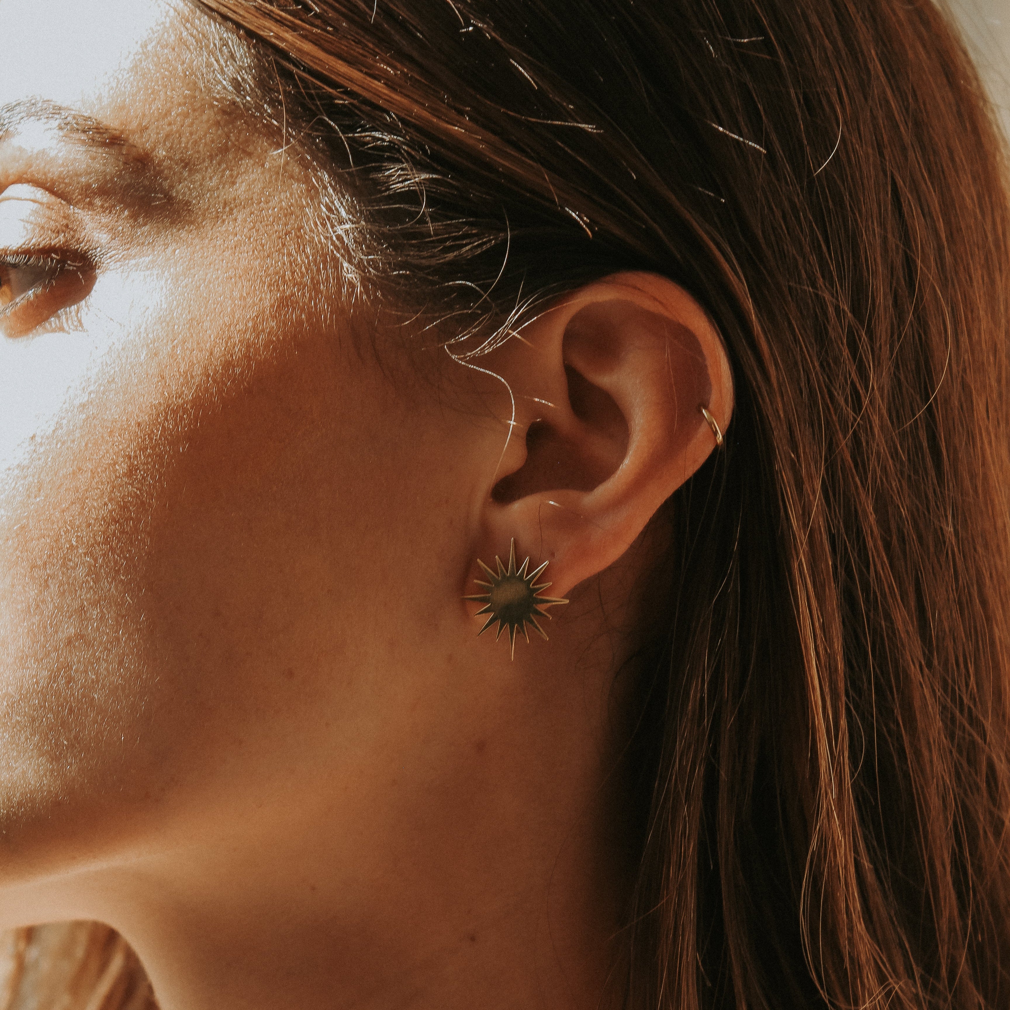 SOLEIL CLASSIC EARRINGS -  (GOLD PLATED)