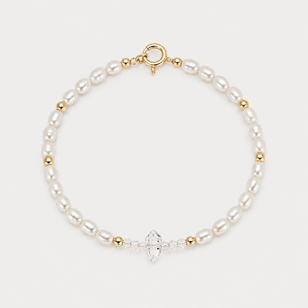 FRESHWATER PEARLS BRACELET - HERKIMER