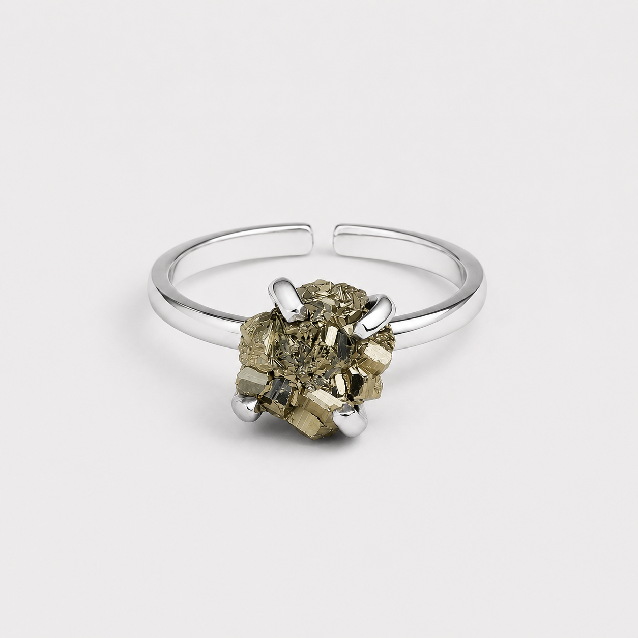 CLASSIC RING - PYRITE (SILVER)