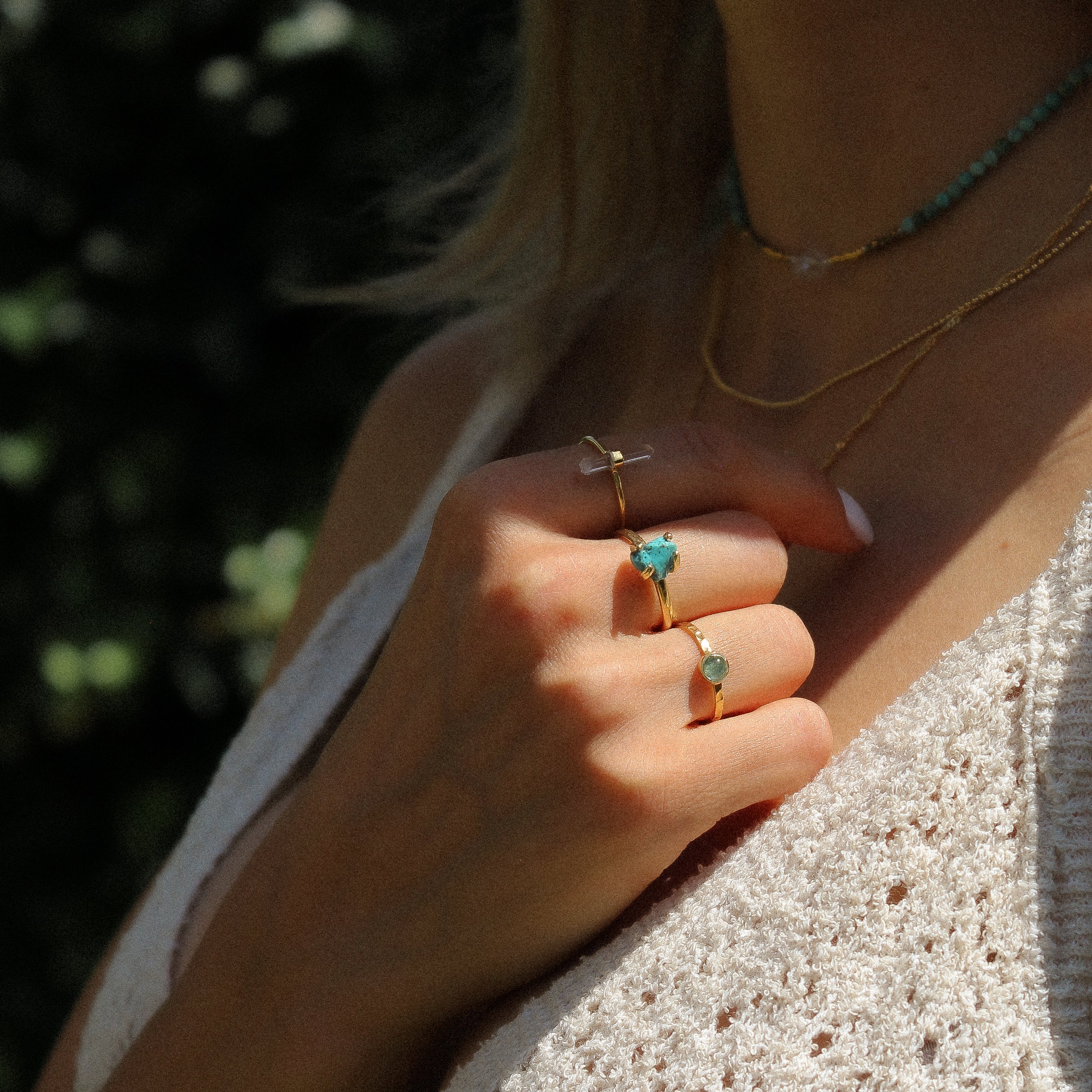 Classic ring Turquoise (Gold plated)