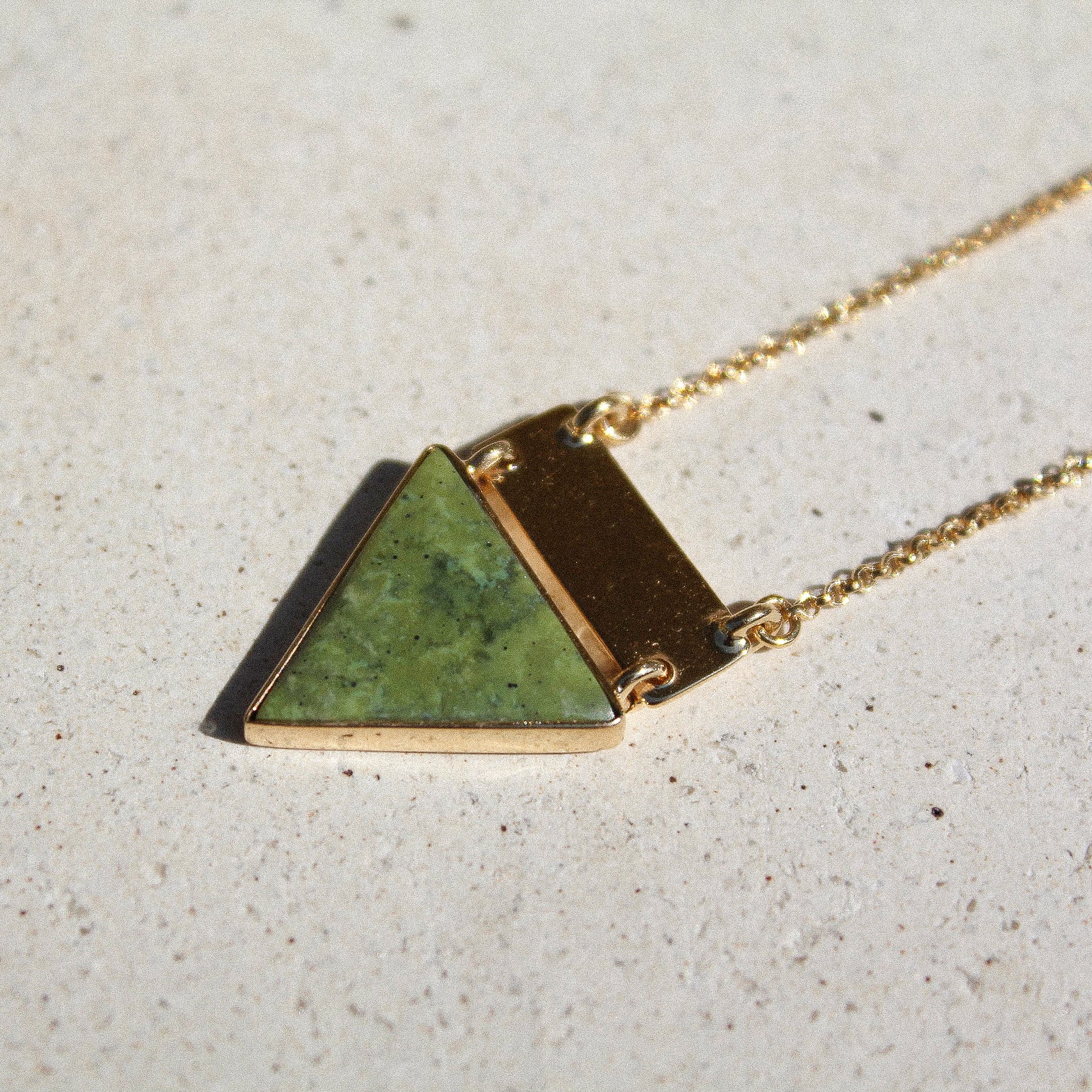 AETHER NECKLACE - SERPENTINE (GOLD PLATED)