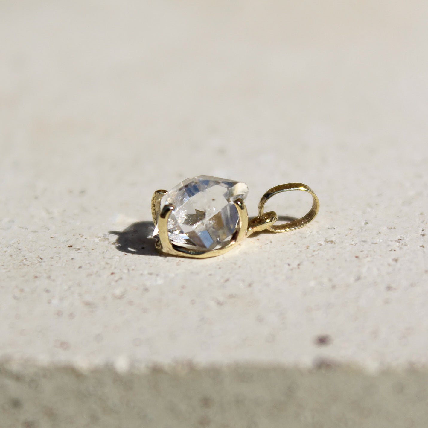 LITTLE CHARM - HERKIMER (SOLID GOLD 18K)